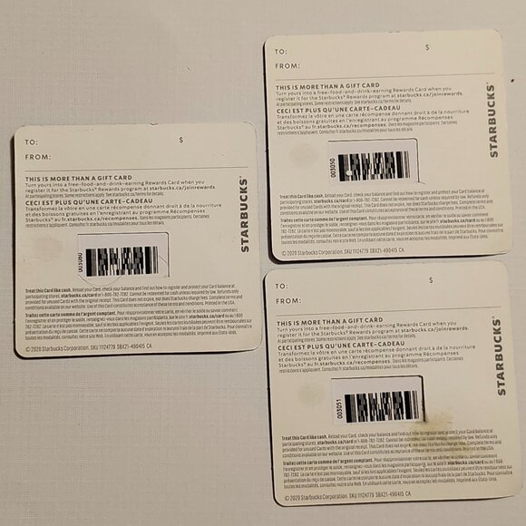 CUTE STARBUCKS Easter Themed Gift Cards Easter Gathering Easter Bunny Starbucks - Picture 2 of 2